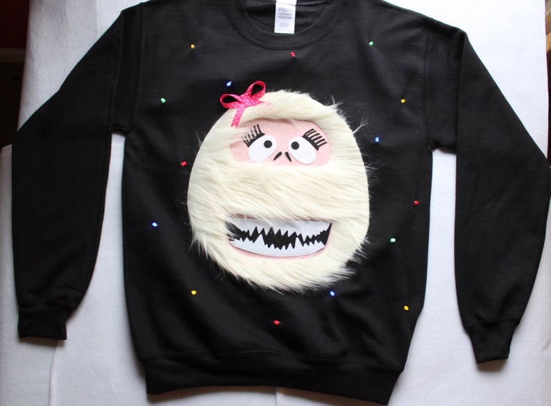 christmas lights jumper