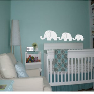 Elephant Wall Decal - Elephant Decal - Elephant Nursery Decal - Elephant Wall Art - Nursery Decal - Nursery Wall Decal - Crib Decal