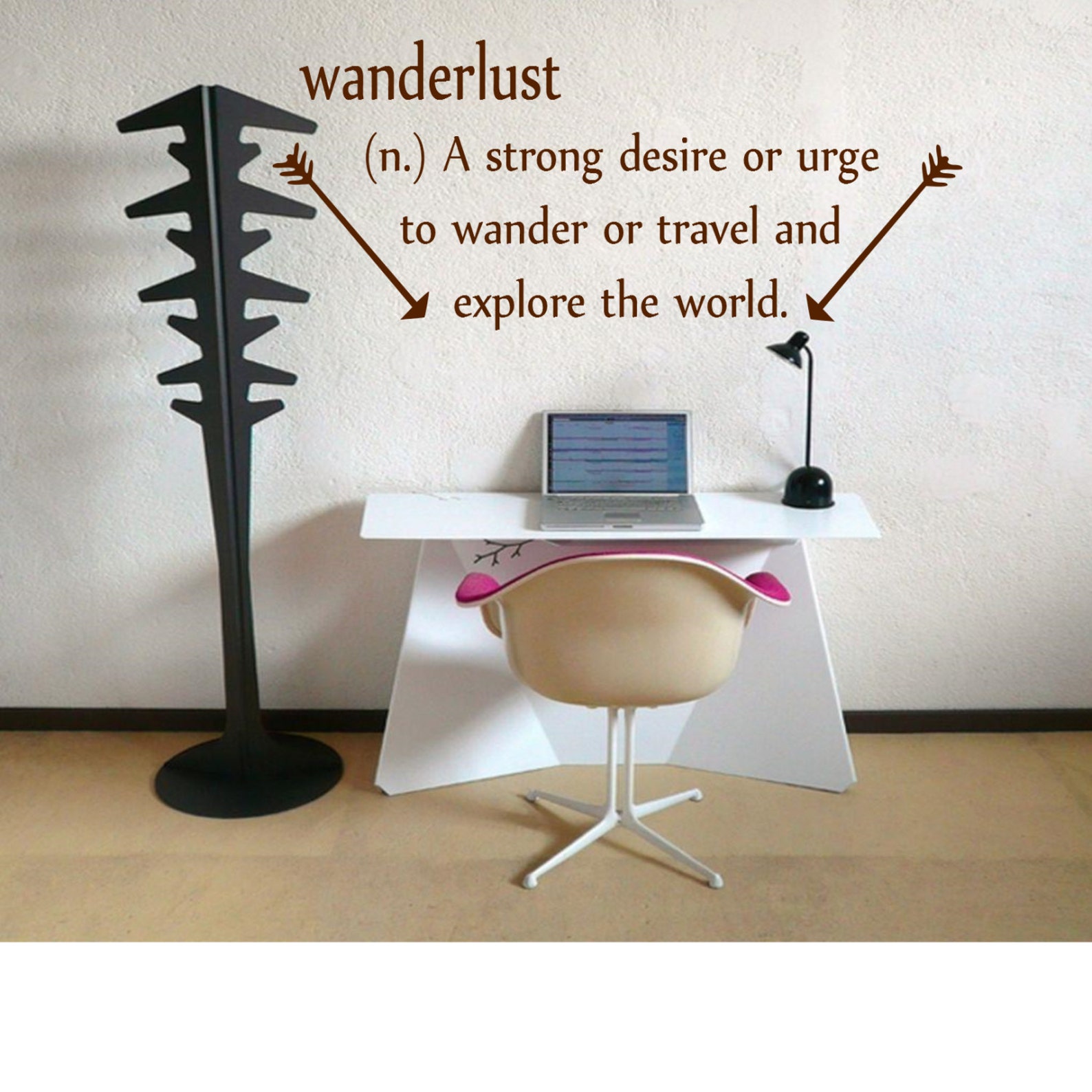 Wanderlust Wall Decal With Arrows Home Decor Gift Idea - Etsy