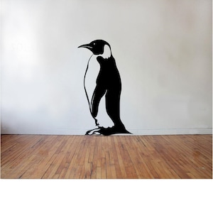 Muursticker pinguïn - sticker pinguïn - sticker Artic Penguin - pinguïn voor kinderkamer - peuterpinguïn