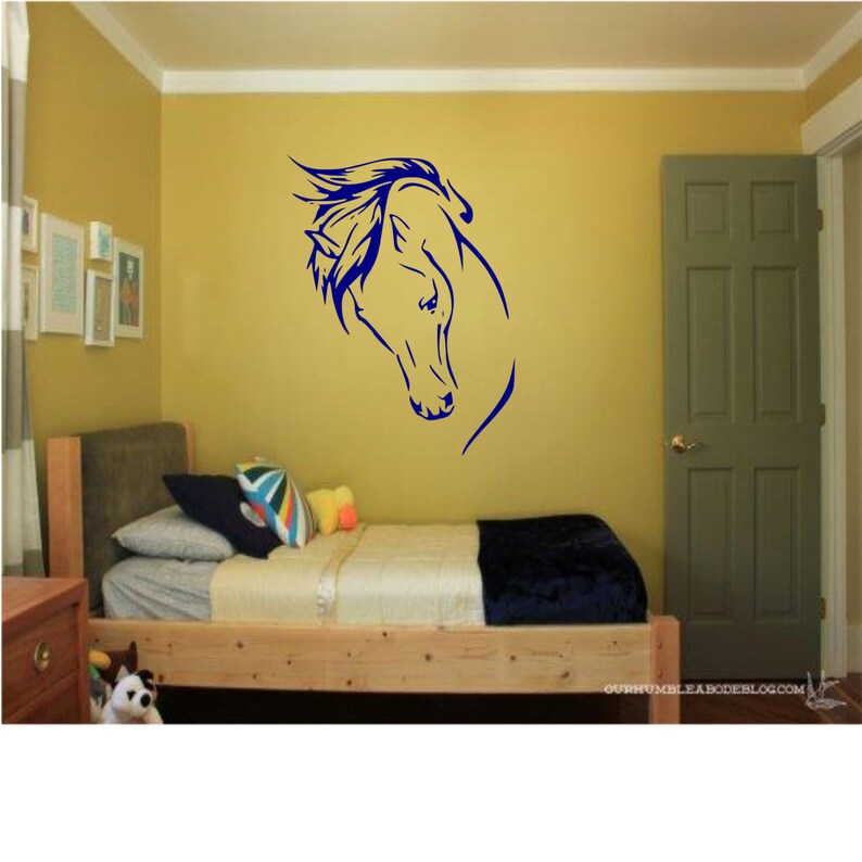 Horse Head Wall Decal Etsy Australia