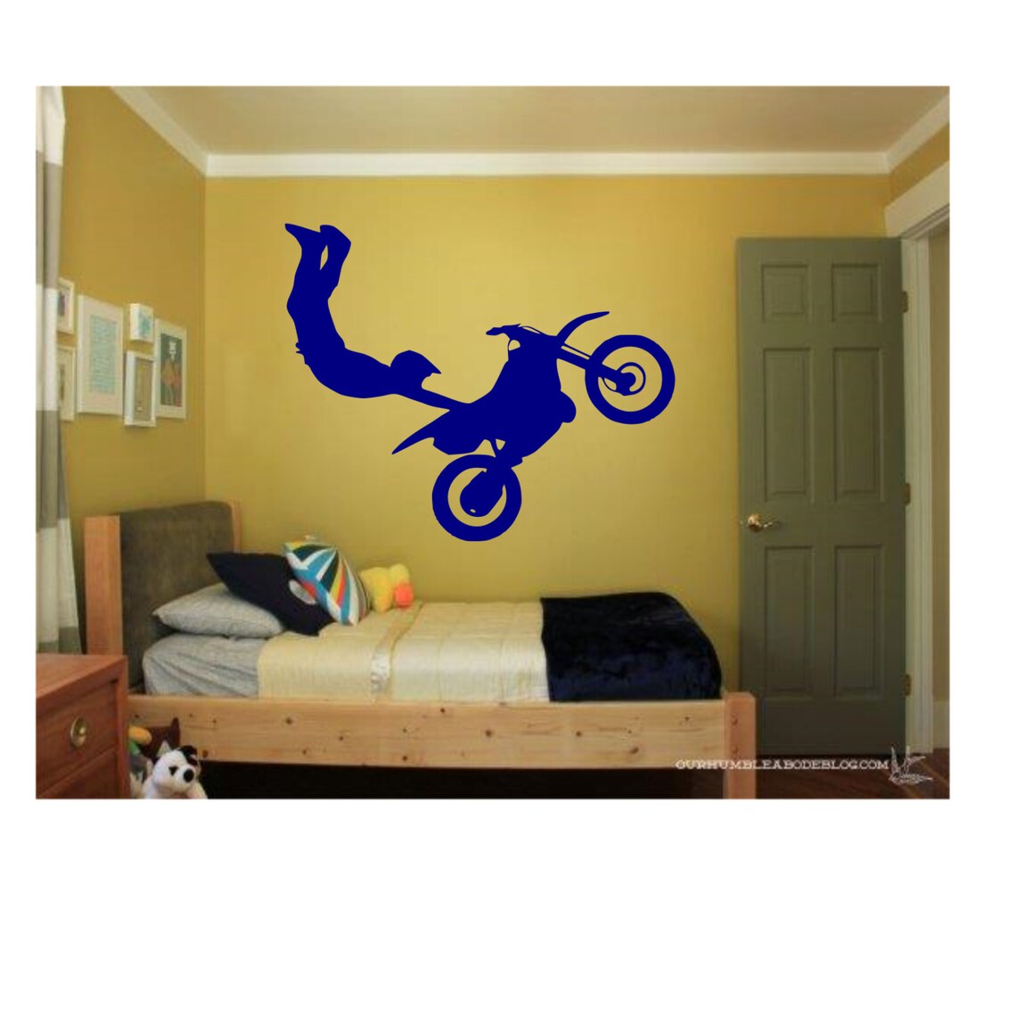 Dirt Bike Wall Decal Etsy