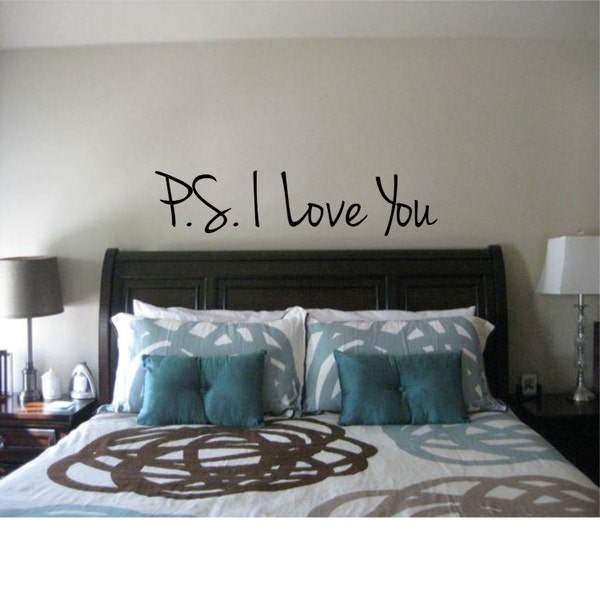 P.S. I love you Wall Decal