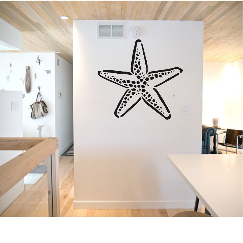 Starfish Wall Decal Etsy