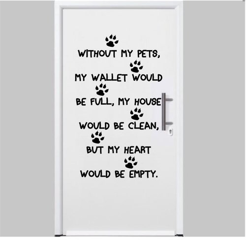 Pet Wall Decal Quote A Dog is the Only Thing on Earth Dog Etsy