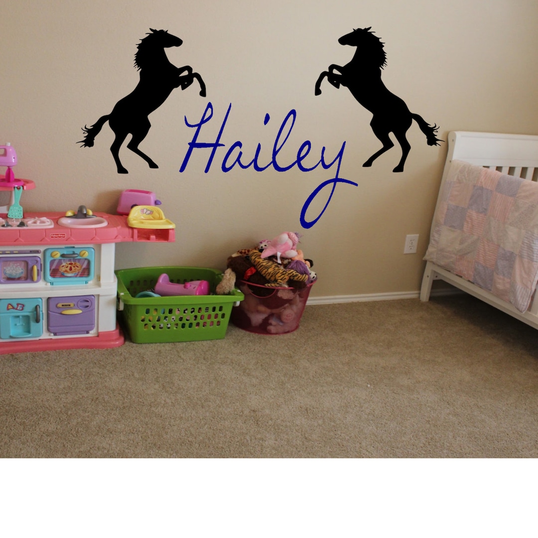 Personalised Large Boys/Girls Name Wall Sticker Home Decor Vinyl Bedroom Sticker Door Decal