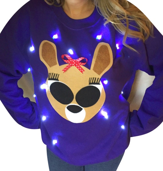 light up christmas hoodie