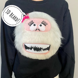 Ugly Christmas Sweater !!! - Sweatshirt - Abominable Snowman - Christmas Sweater - Christmas Jumper -**Fast Shipping* - Ugly Christmas