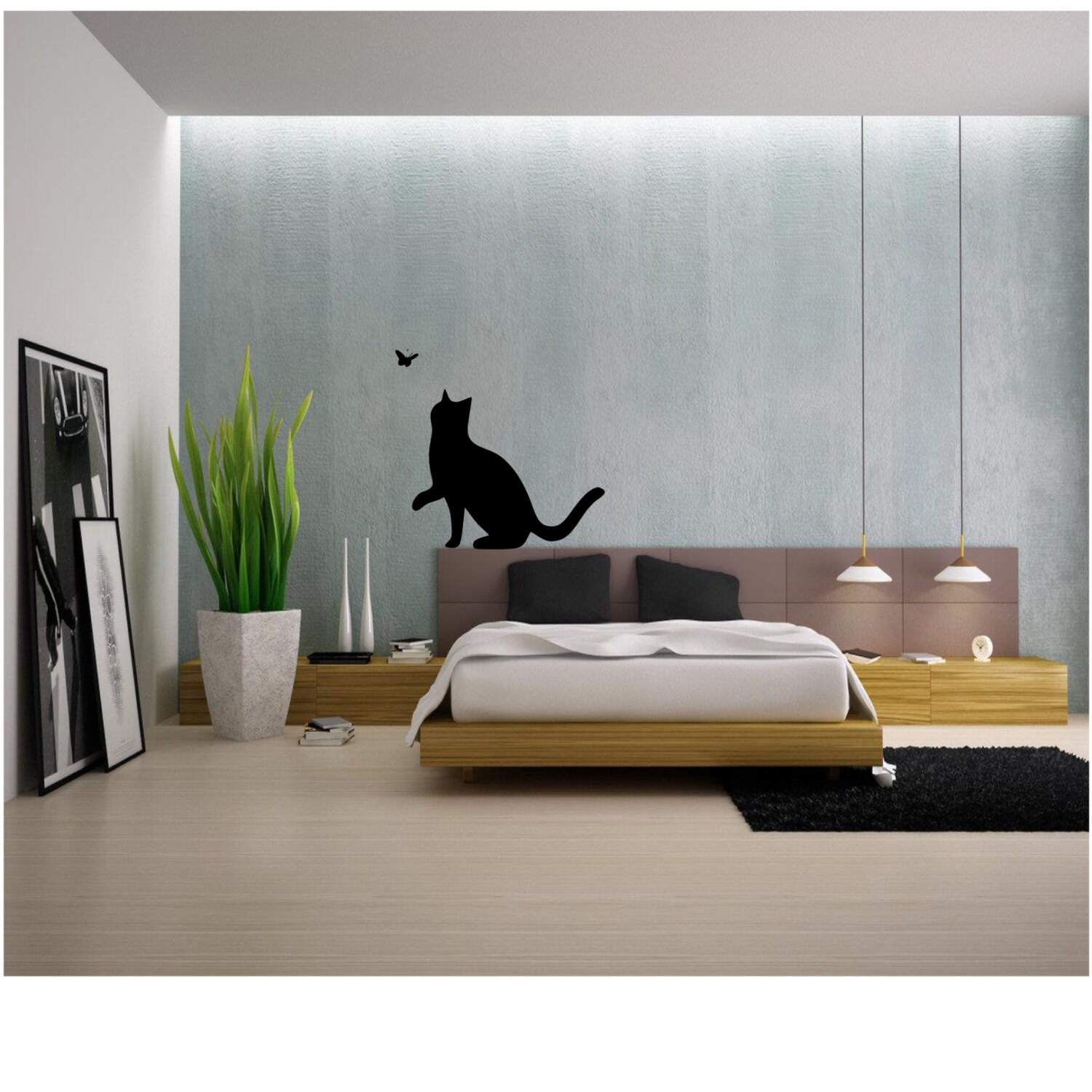 Cat or Kitten Wall Decal Etsy