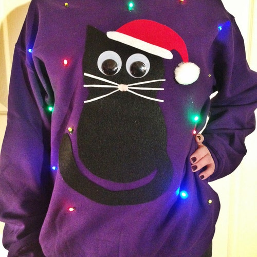 diy light up christmas sweater