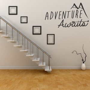 Adventure Awaits - Mountain - Car Decal - Wall Decal - Travel ...