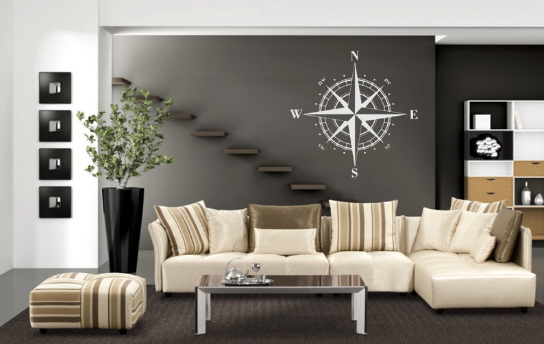 Compass Rose Wall Decal