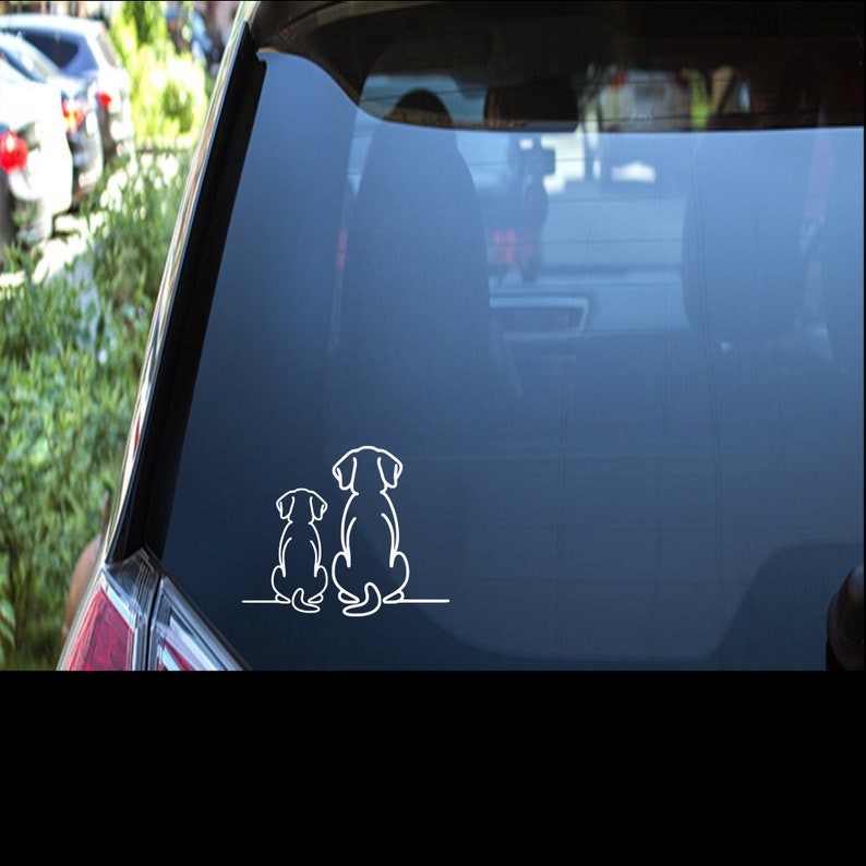 Cute Dog Decal - Dog Owner Car Decal - Dog Window Decal - Dog Decal for ...