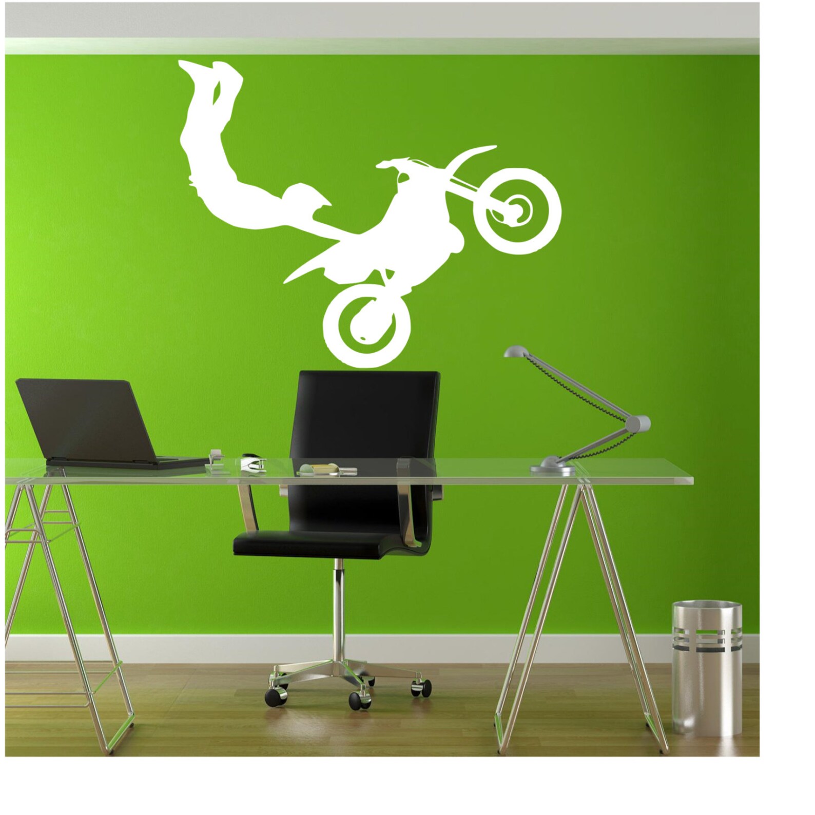 Dirt Bike Wall Decal Etsy