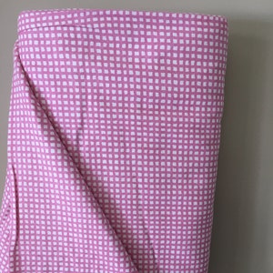 SALE!!! Cozy Flannel Fabric Pink Checks on White by Alpine Fabrics for Riley Blake 100% Cotton Flannel Sold by the Yard