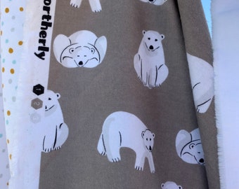 Polar Bear ekologiskt flanelllakan: Spjälsäng/småbarn/vagga