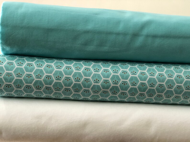 Powder Blue 100 Organic Cotton Flannel From Cloud 9 Fabrics Etsy