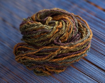 Hand Spun Worsted Weight Blue-faced Leicester Yarn - Rivendell Heather