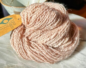 Hand Spun Yarn - Baby Alpaca/Merino Wool - Mount Blanc