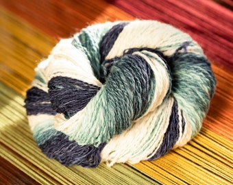 Hand Spun Merino Wool DK Yarn - Tropical Storm