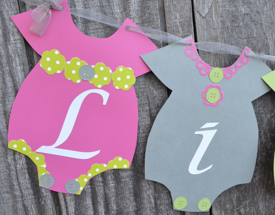 Girl Baby Shower Banner, Baby Shower Banner, Baby Girl Nursery Banner