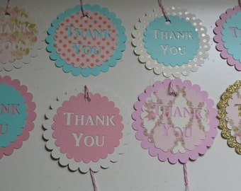 Gracias, Favor de partido etiquetas