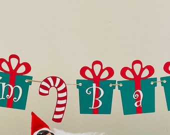 Estandarte de elfo, guirnalda de elfo, estoy de vuelta estandarte para tu elfo