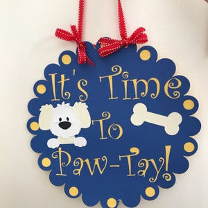Dog Birthday Party Welcome Sign, Puppy Party Welcome Sign, Puppy Party, Dog Party Sign, Dog Birthday Party Banner