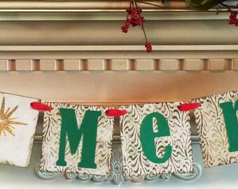 Bandera de Navidad, Bandera de Be Merry, Bandera de Navidad