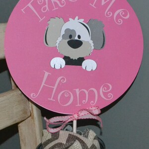 Dog Birthday Party Centerpiece, Puppy Party Centerpiece