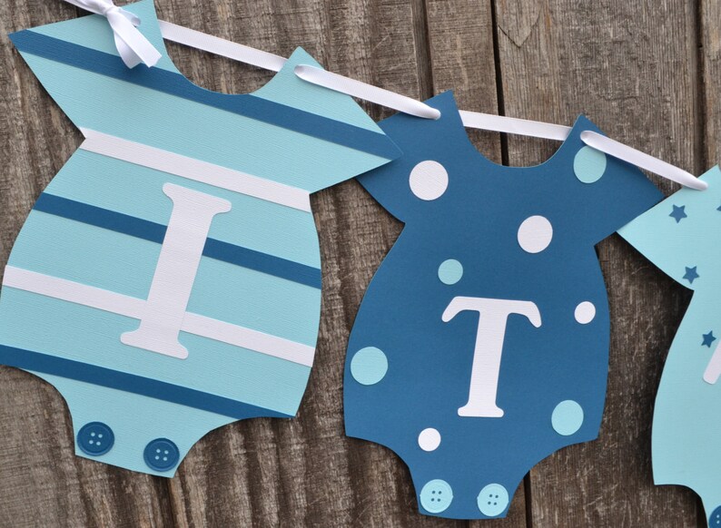 Blue Baby Shower Banner Baby Boy Banner Blue Onesie Banner Etsy Blue Baby Shower Banner Baby Boy Banner Blue Onesie Banner Etsy