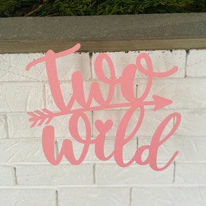 Woodland Banner, Woodland Baby Shower Banner, Forest Animal Banner, Two Wild Banner