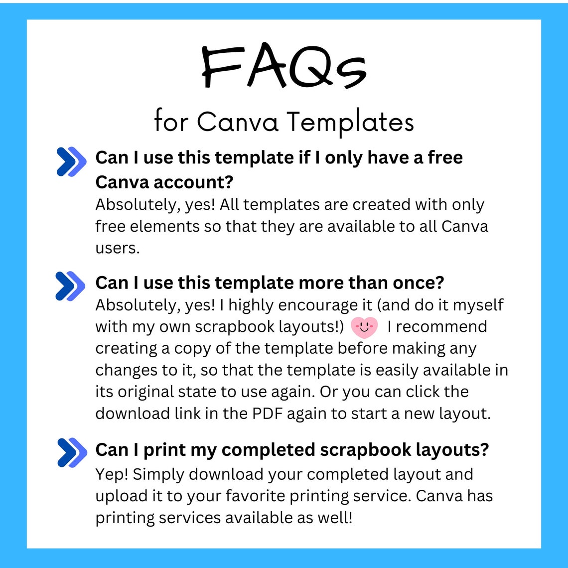 CANVA Template, 12x12 Scrapbook Layout, Photo Collage Page, Easy Scrapbooking With Premade