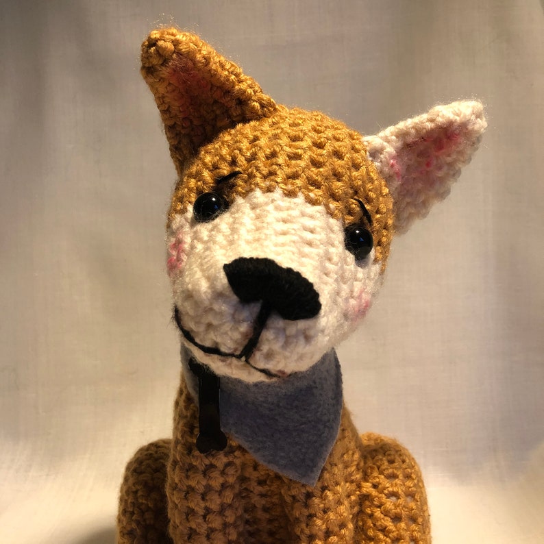 Crochet Dog Pattern PDF Document Etsy