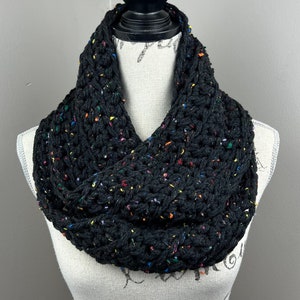 Crochet Scarf, Infinity Scarf
