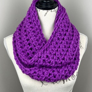 Crochet Scarf, handmade infinity scarf