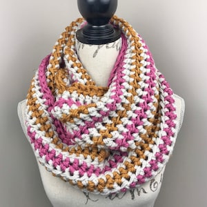 Infinity scarf, oversized crochet scarf, scarf crochet