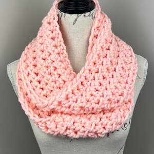Crochet Scarf, handmade infinity scarf