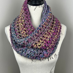 Häkelschal, Loopschal in multicolor