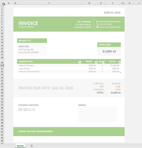 invoice template spreadsheet excel invoice template 2007