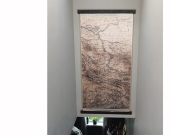 Civil war buff gift idea, very nice old map showing the middle states from Virginia to Indiana