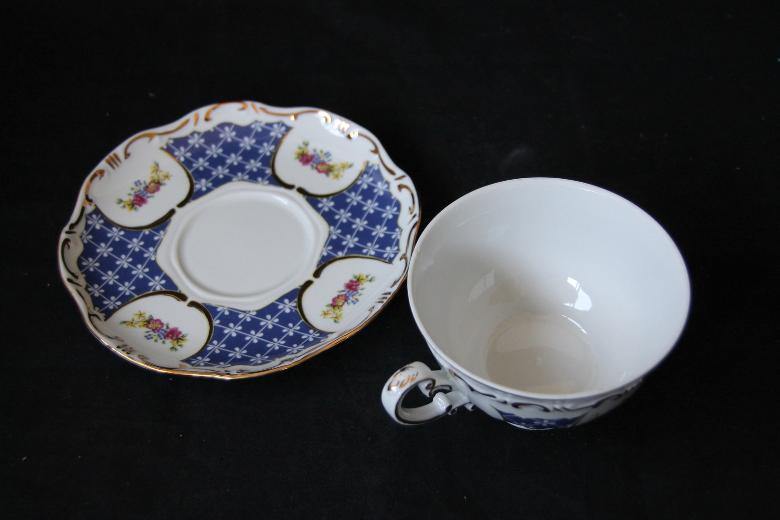 Zsolnay Porcelain Tea Set Tea Pot Sugar Bowl with Lid and 4 Etsy