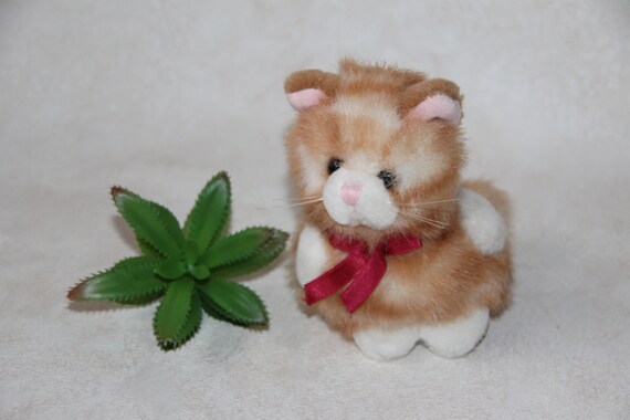 Russ Puffs 4331 Orange Tabby Cat Russ Berrie Plush Etsy Ireland