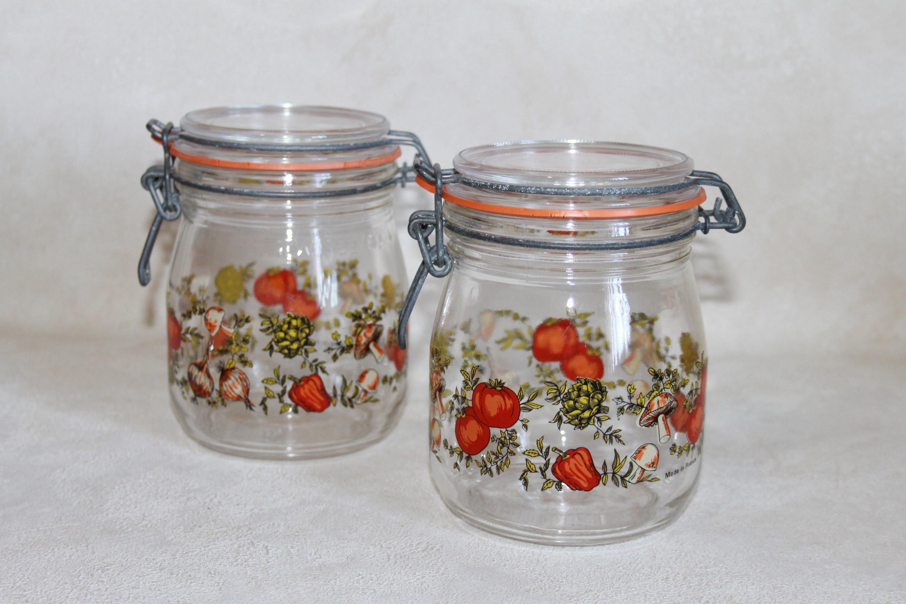 Arc france glass jar - Etsy 日本