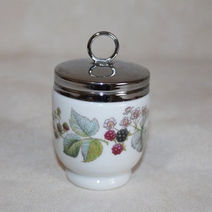 Royal Worcester Double / King Porcelain Egg Coddler - Lavinia