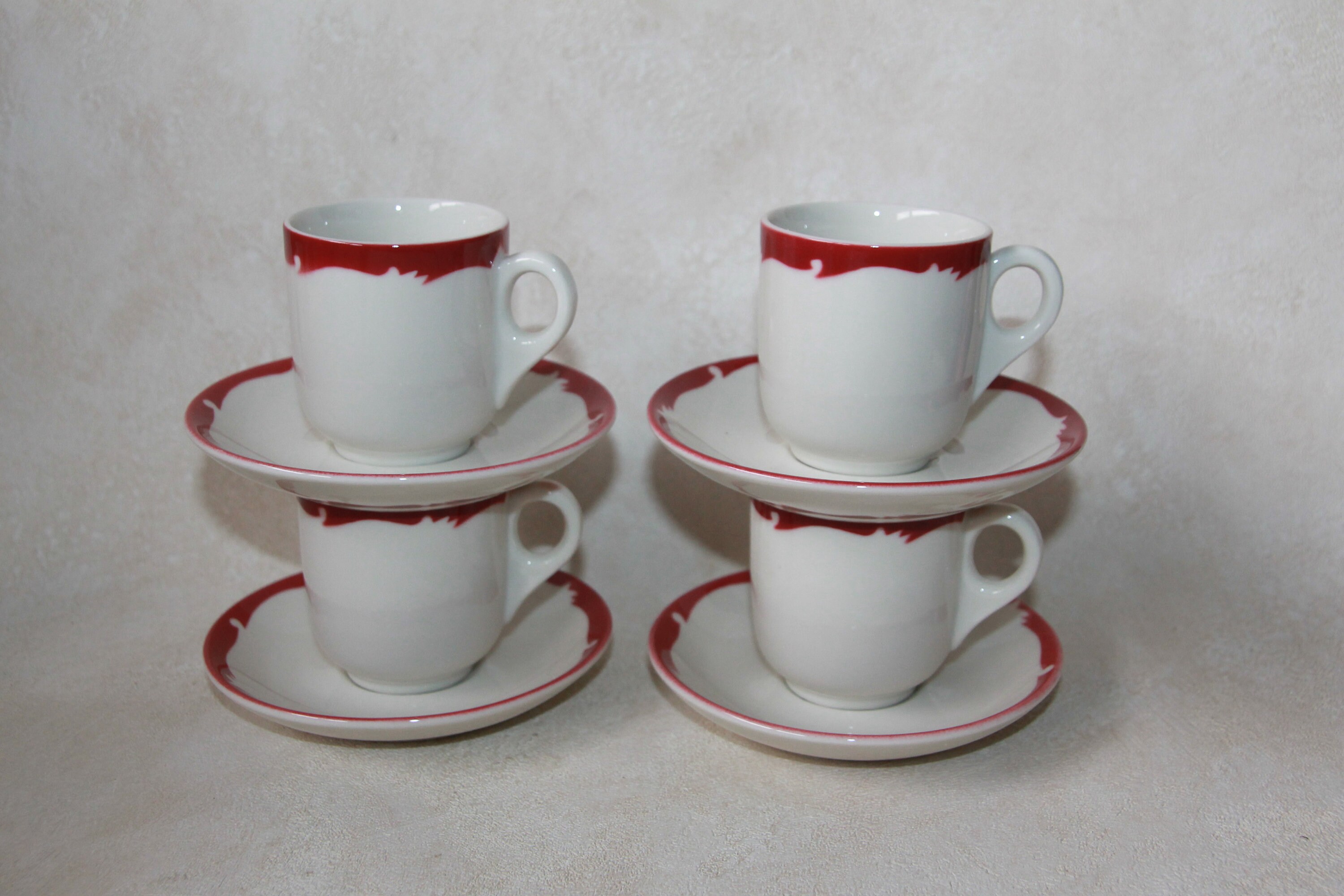 Ribbon, Small Espresso Cups and Saucers, Set of 6 Demitasse Cups, Turkish  Coffee Cups, Espresso Set,…See more Ribbon, Small Espresso Cups and  Saucers