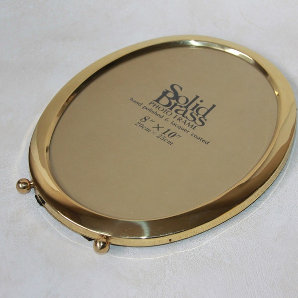 Brass Oval Frames Etsy