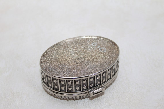 Silver Plate Jewelry Casket - Silver Trinket Box … - image 7