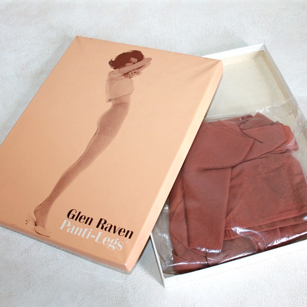 Vintage 1960s Glen Raven Panti-Legs in Original Box - Vintage Hosiery Collectible