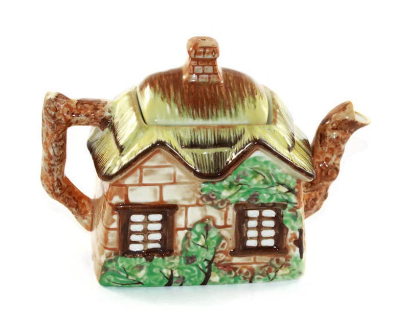 Cottage Tea Pot Occupied Japan Cottage Ware Teapot English Etsy